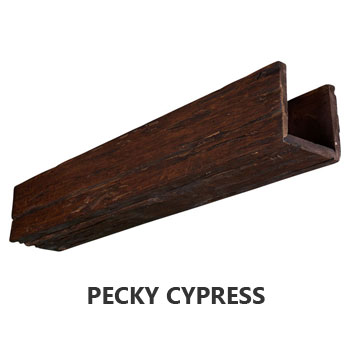 Faux Wood Ceiling Beams - Pecky cypress