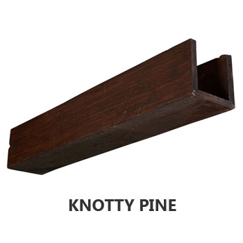 Faux Wood Ceiling Beams - Knotty Pine