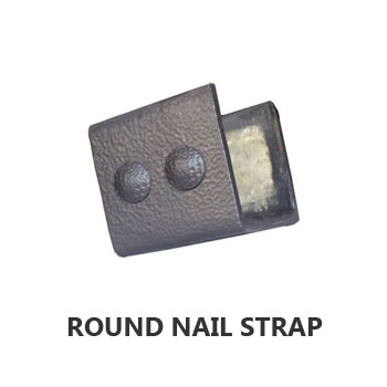 Faux Wood Ceiling Beams - round nail strap